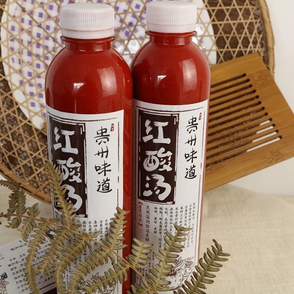 喜雅家贵州红酸汤（中辣，500ml*2瓶）
