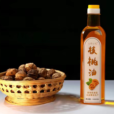 桃55园 慕斓云南冷榨核桃油礼盒4斤装