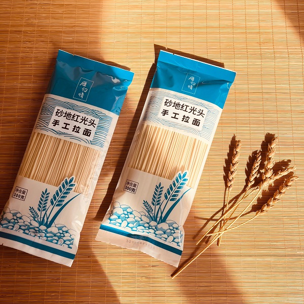 桃39园 砂地红光头手工拉面6包（300g/包*6）