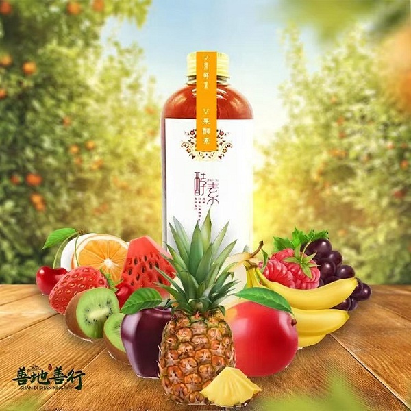 桃140园 山东善地善行V果酵素饮1瓶（500ml）