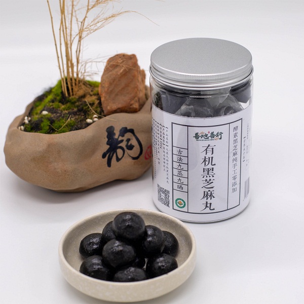 桃140园 山东善地善行有机九蒸九晒芝麻丸1瓶（300克）