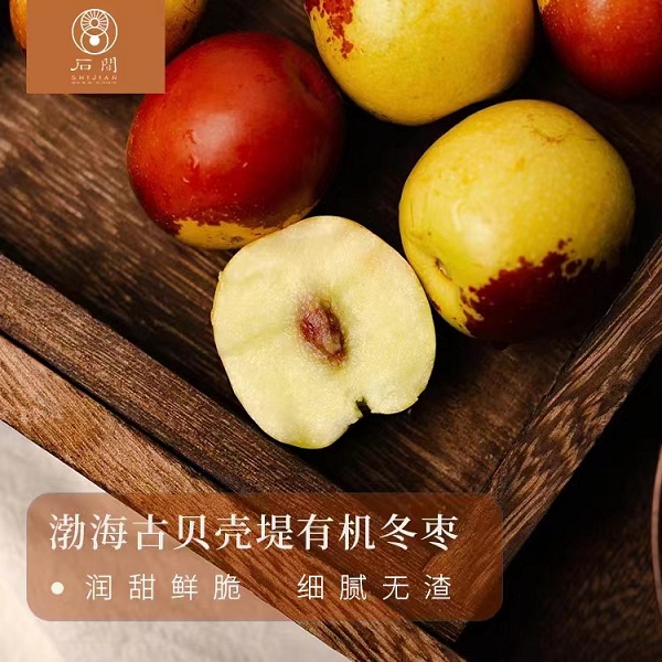 桃79园 海麦黄骅渤海古贝壳堤有机冬枣4斤