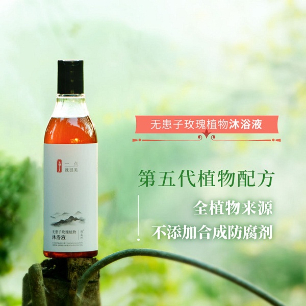 微益邦无患子玫瑰沐浴液1瓶（312克/瓶）