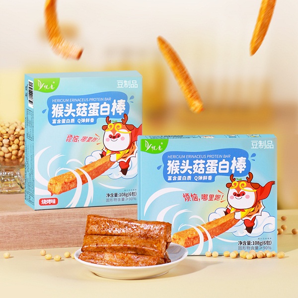 悦意猴头菇蛋白棒（108g（6包）*3盒）