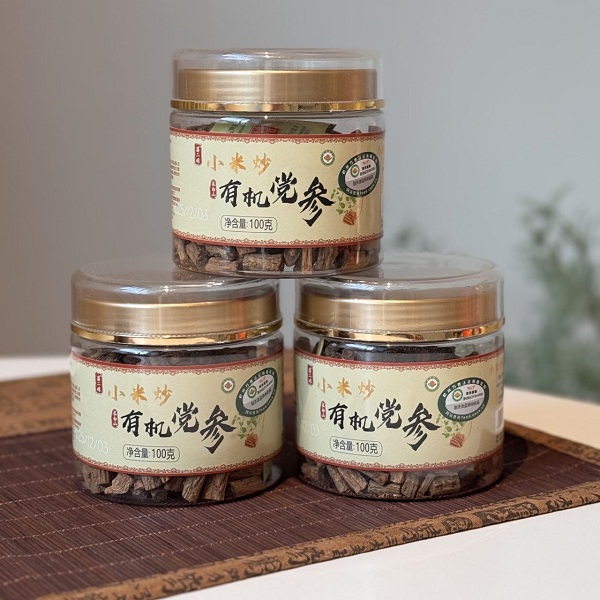 东北长白山小米炒有机党参2罐（100克/罐*2）
