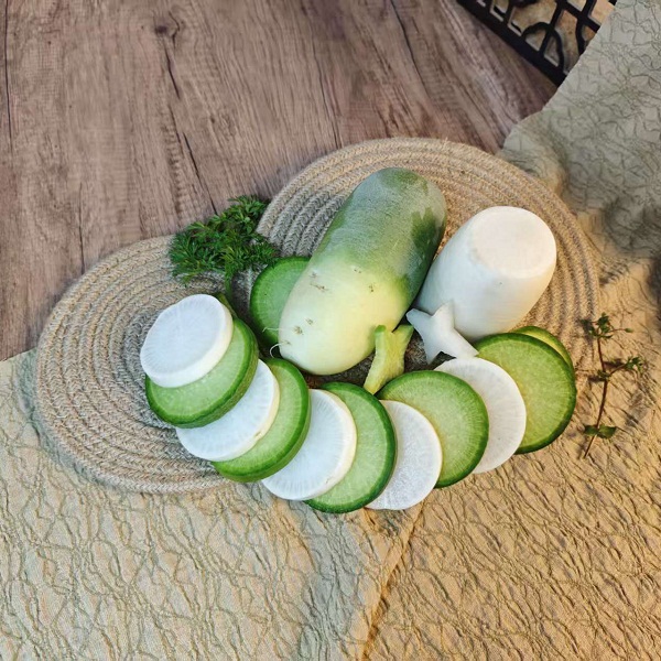 桃59园 梁贤峰 河南汝州生态青萝卜+白萝卜4.8斤 