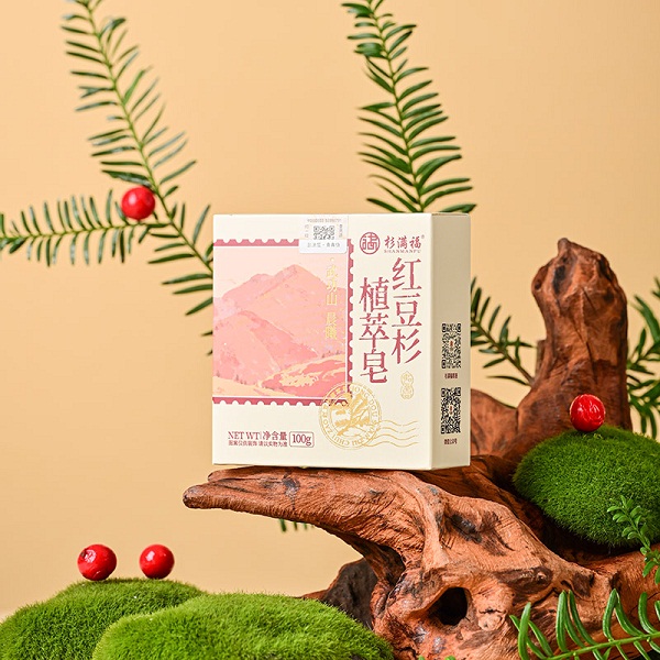 桃147园 杉满福红豆杉植萃皂1块（100克/块）