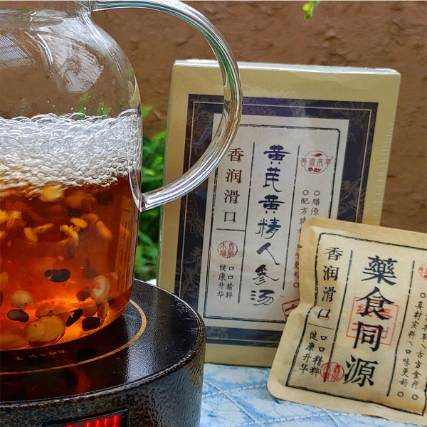 桃115园膳源本草黄芪黄精人参汤1盒（19克/包*10包）