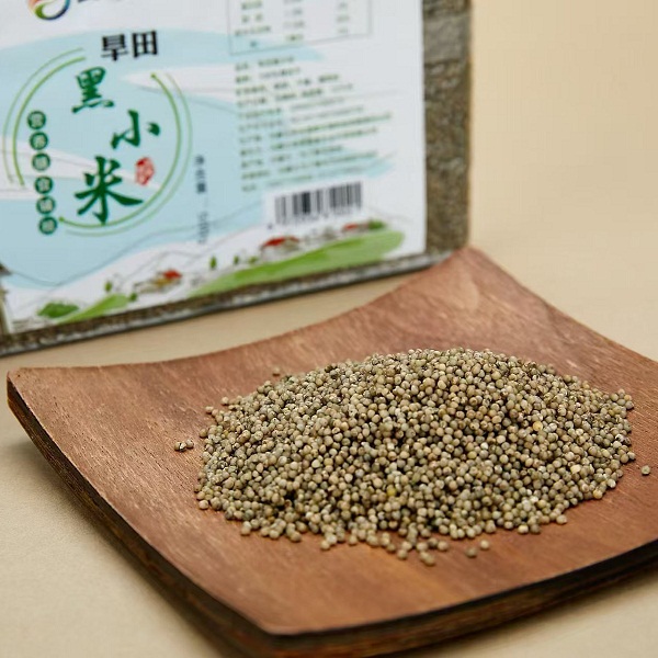 内蒙古生态竹叶青谷黑小米5斤
